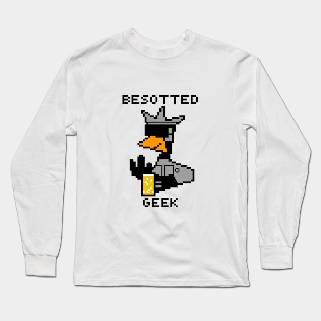 Robot Officer Black Long Sleeve T-Shirt by BesottedGeek